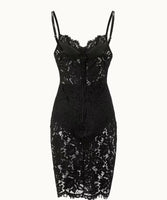 Let’s Meet for Drinks lace mini dress