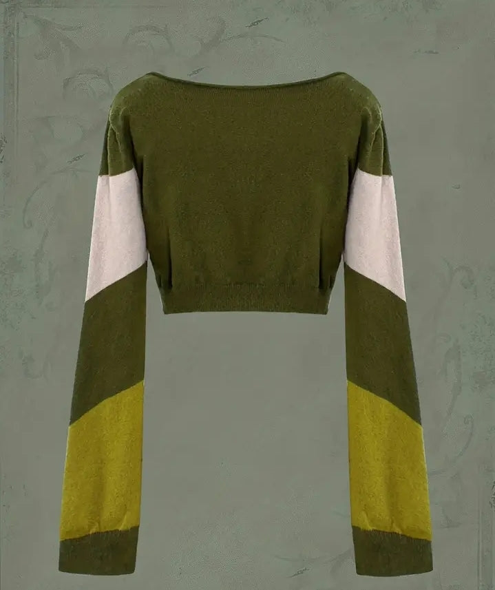 Going Green crop sweater