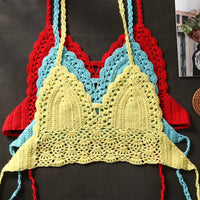 Colorful Crochet bikini tops - GahdessBoutique