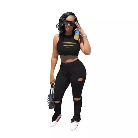 Black Beauty 2 piece jogger set