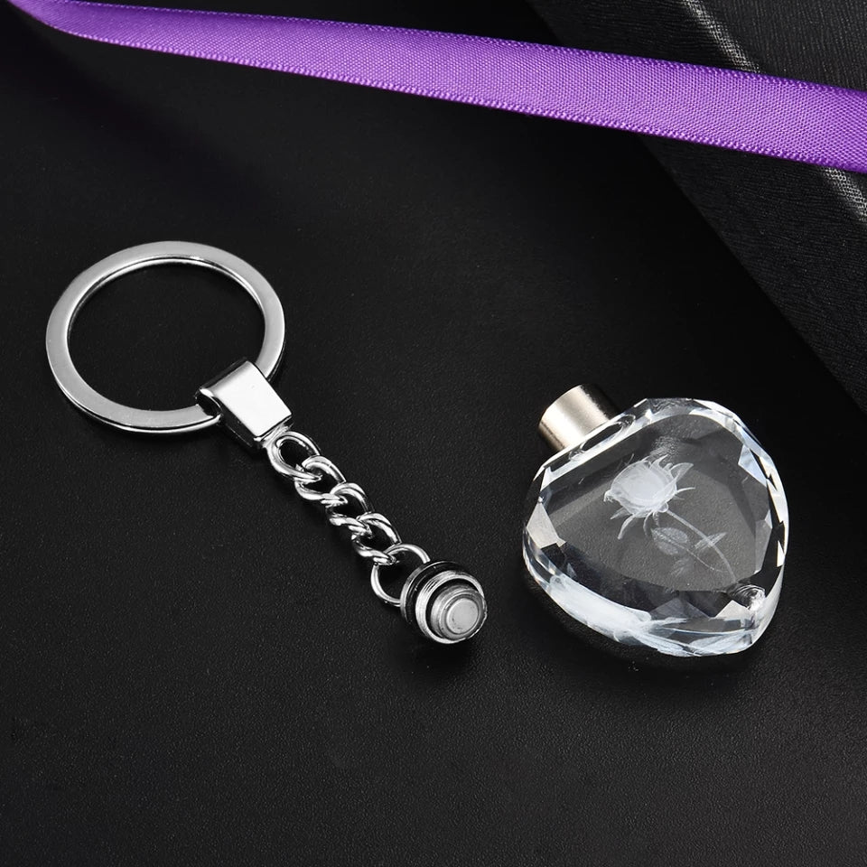 Not "that other rose" keychain