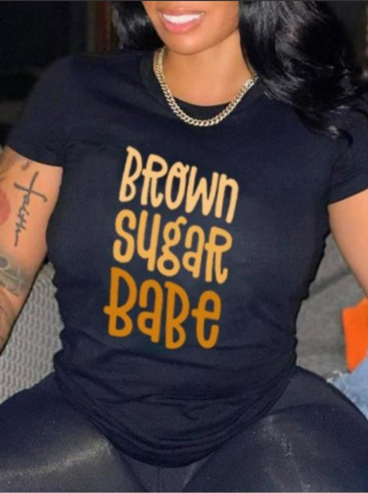 Brown Sugar Babe tee