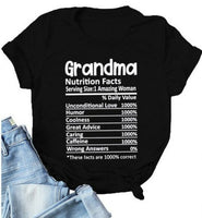 Grandma Facts t shirt top
